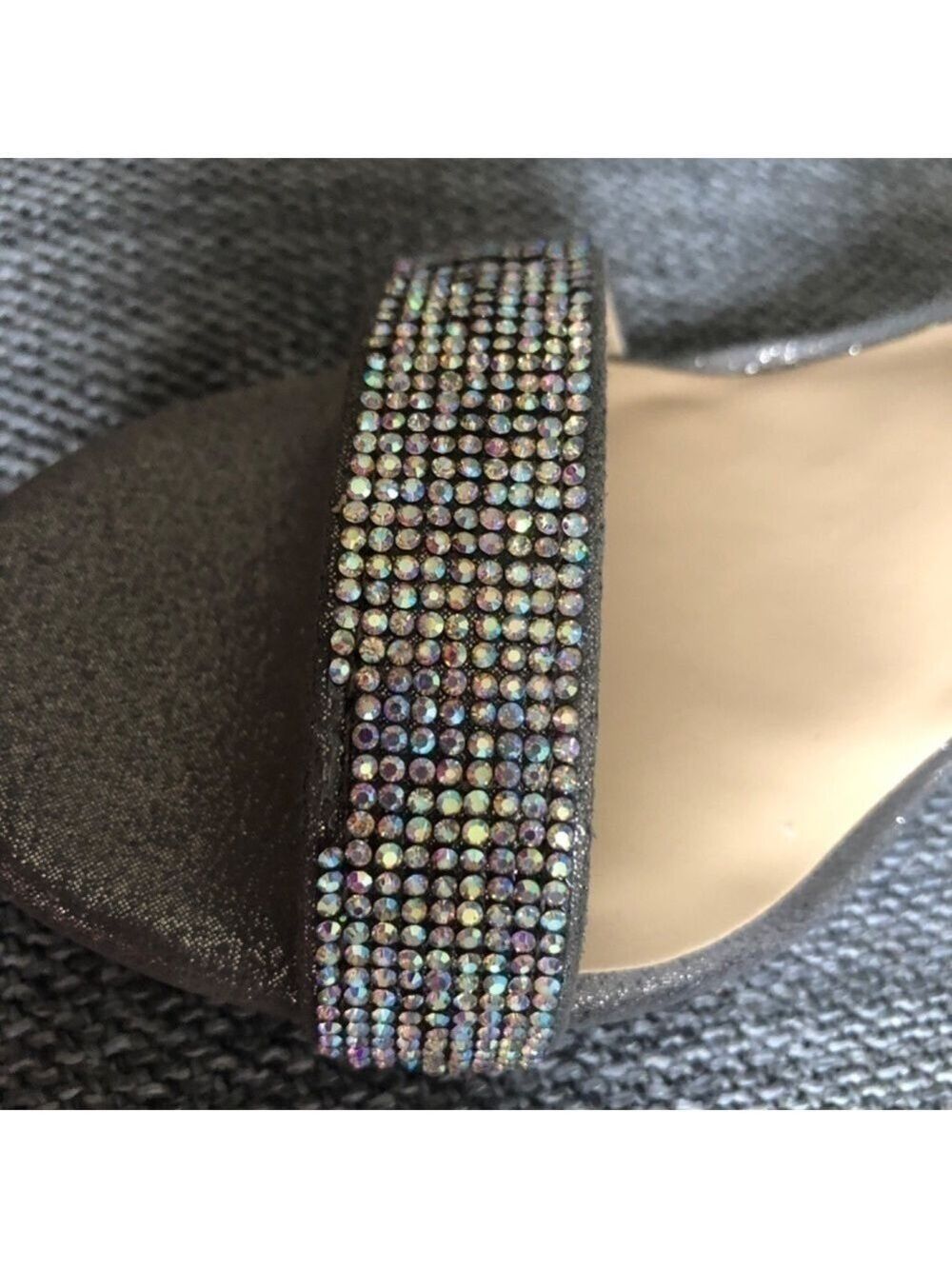 Thalia Sodi Women’s Dress Sandals Shoes Sparkling Golden Wedding Party Heels 6.5 - Picture 6 of 17